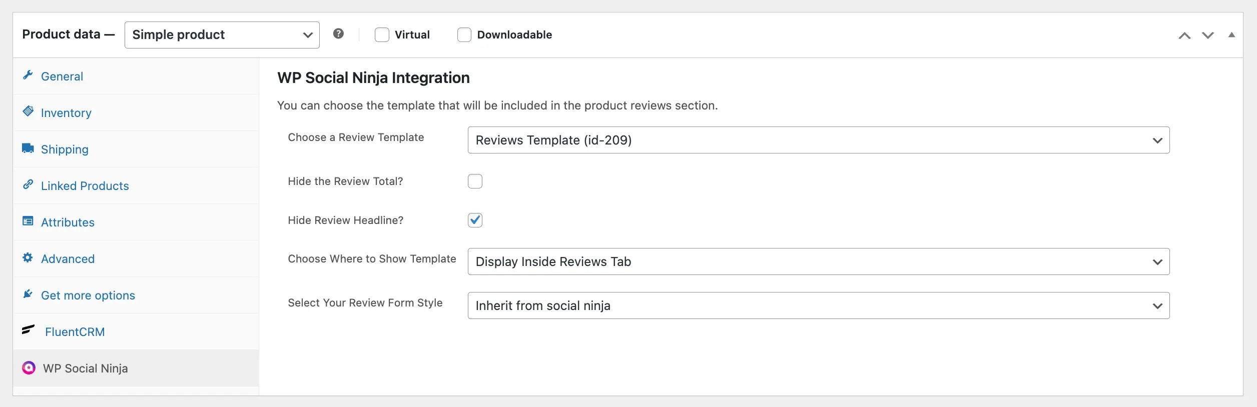 edit product woocommerce