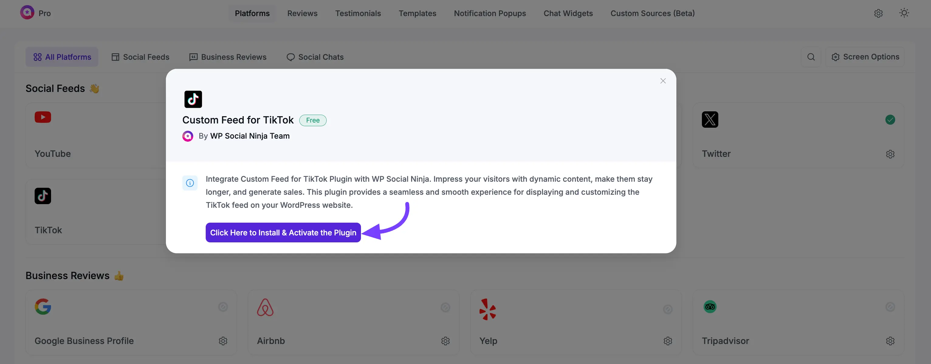 Custom Feed for TikTok