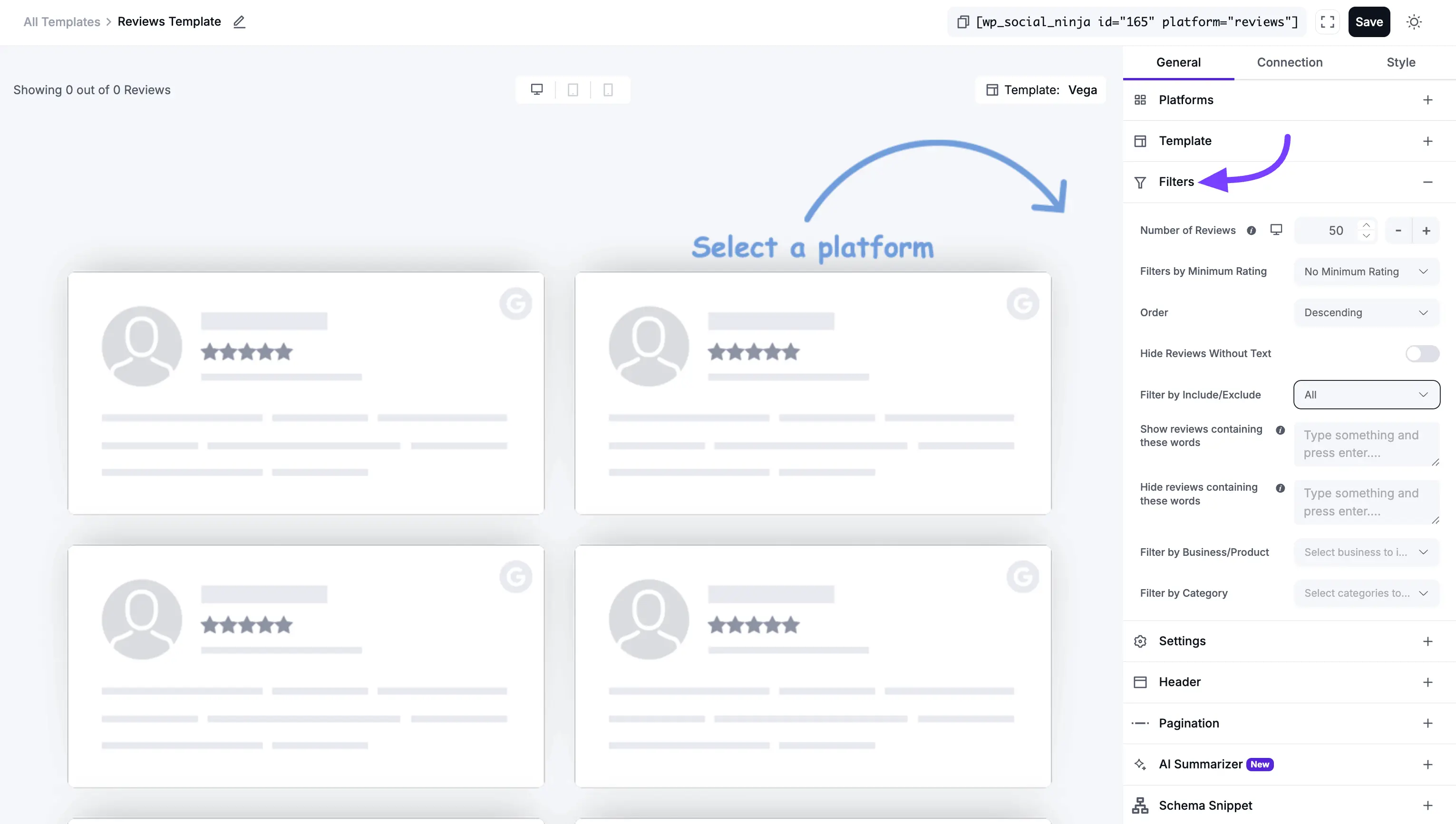 Create Review Template