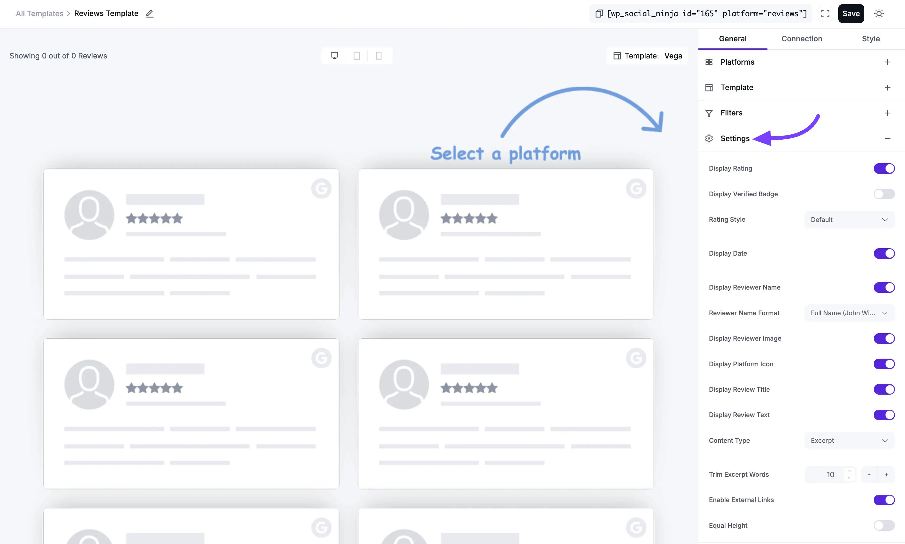 Create Review Template
