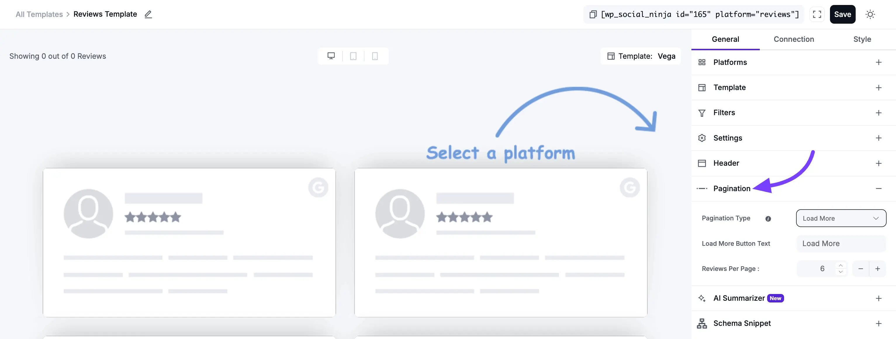 Create Review Template