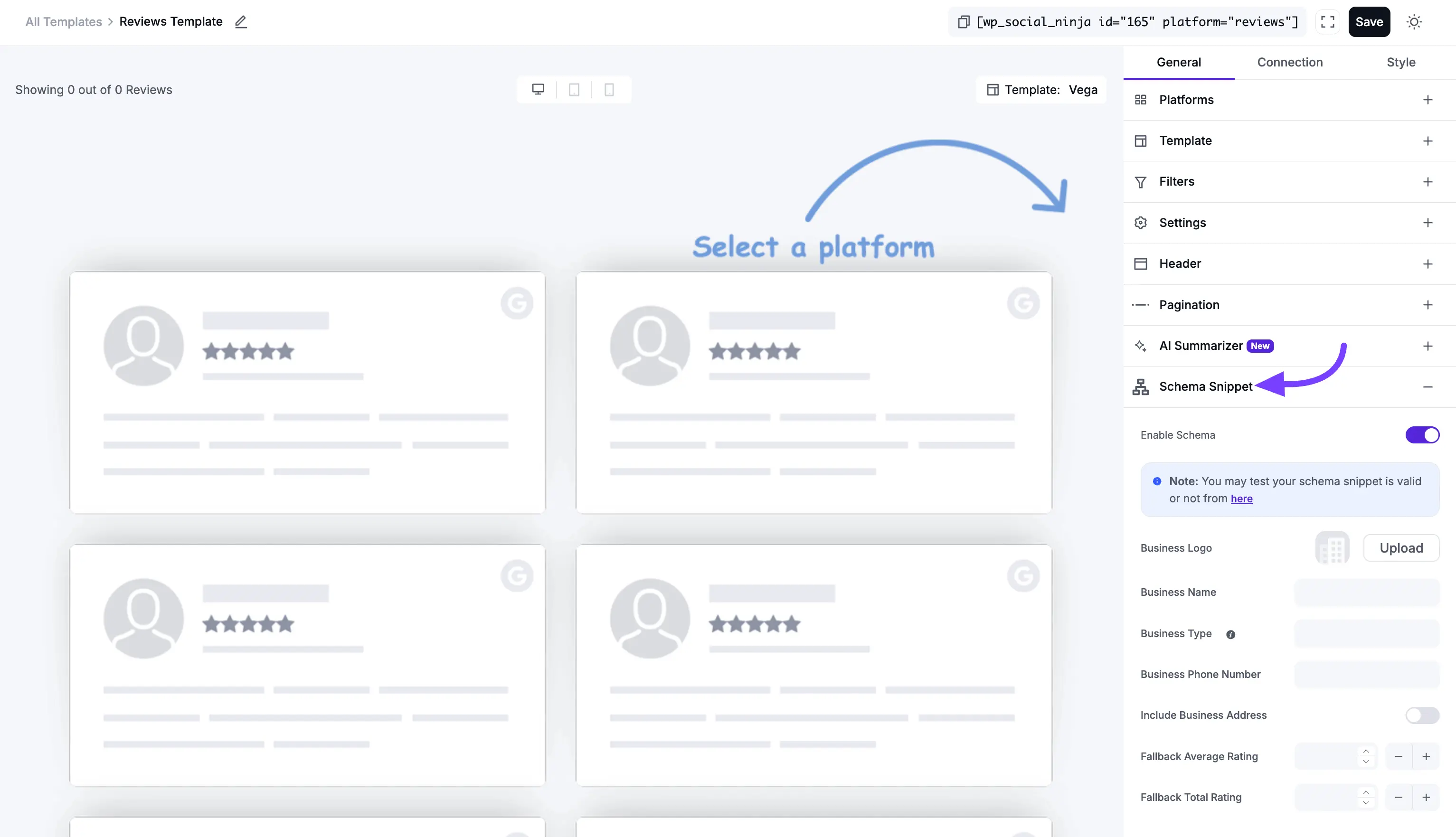 Create Review Template