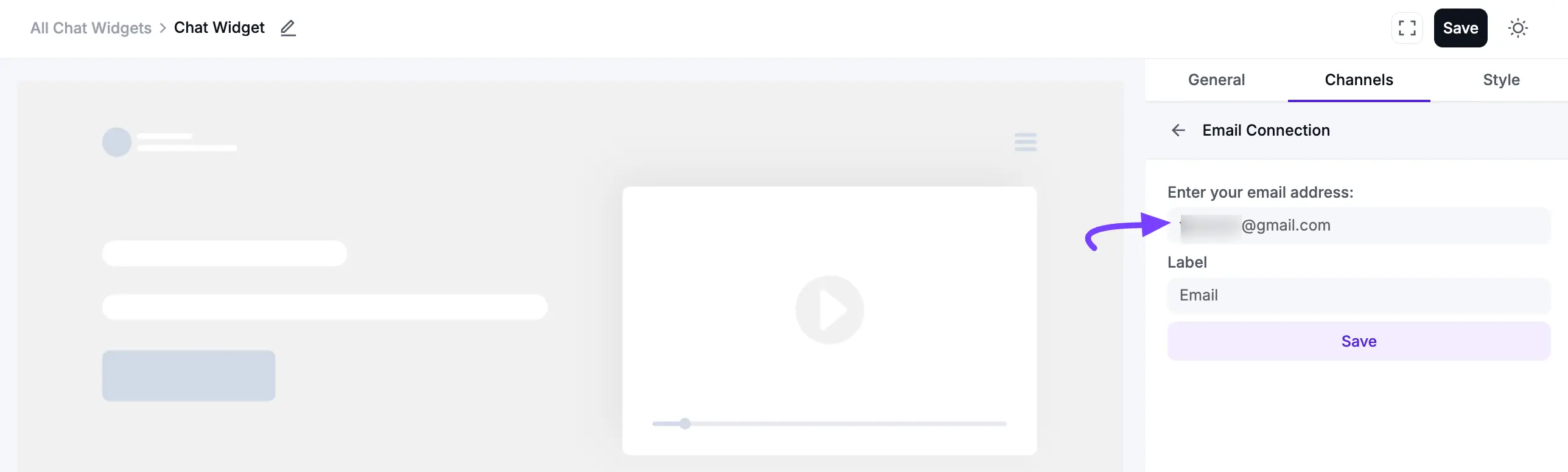 Configuring the Email Address