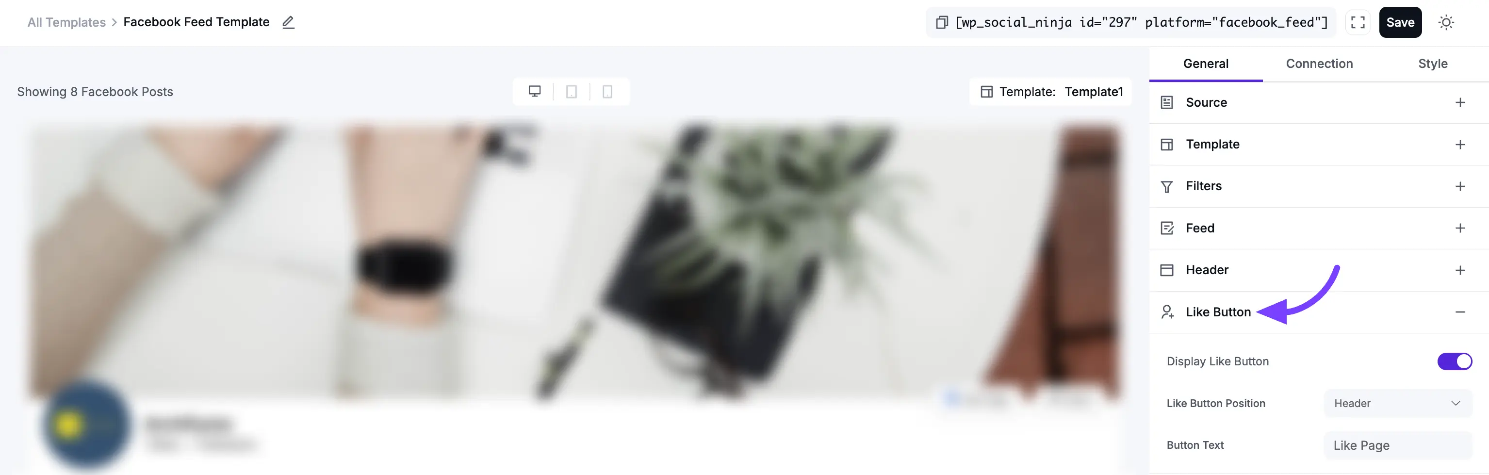 Facebook Feed Template