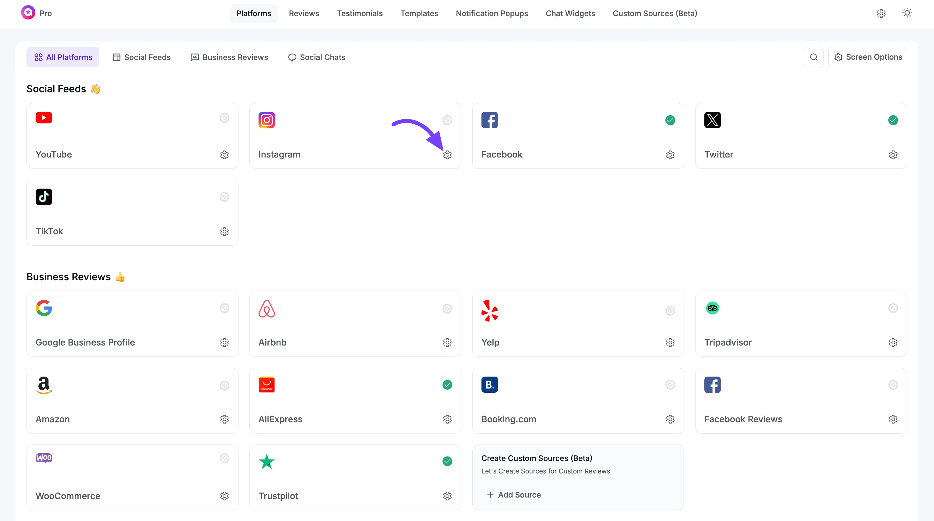 configure instagram 1