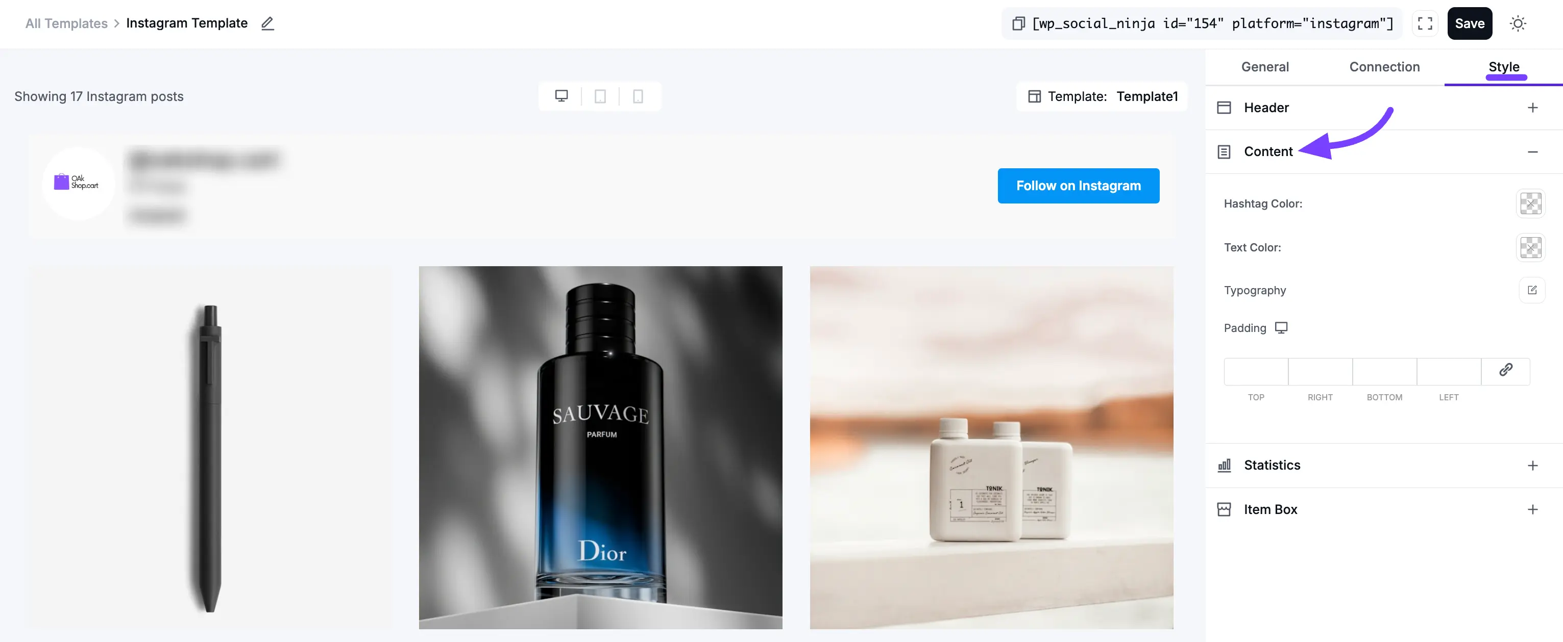 Instagram Styling & Connection