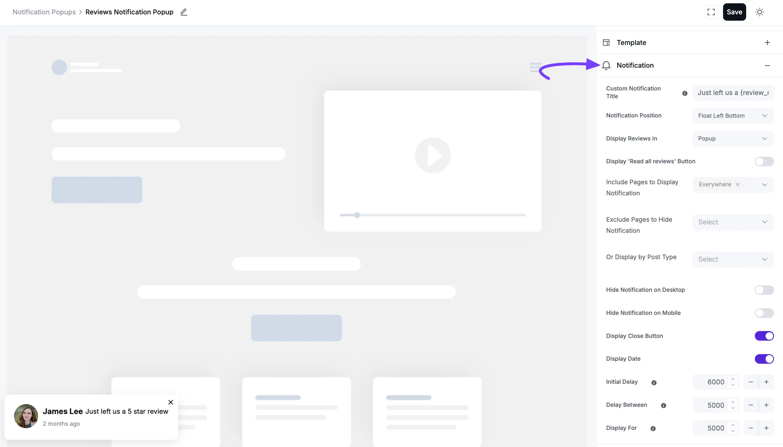 Custom Notification Title