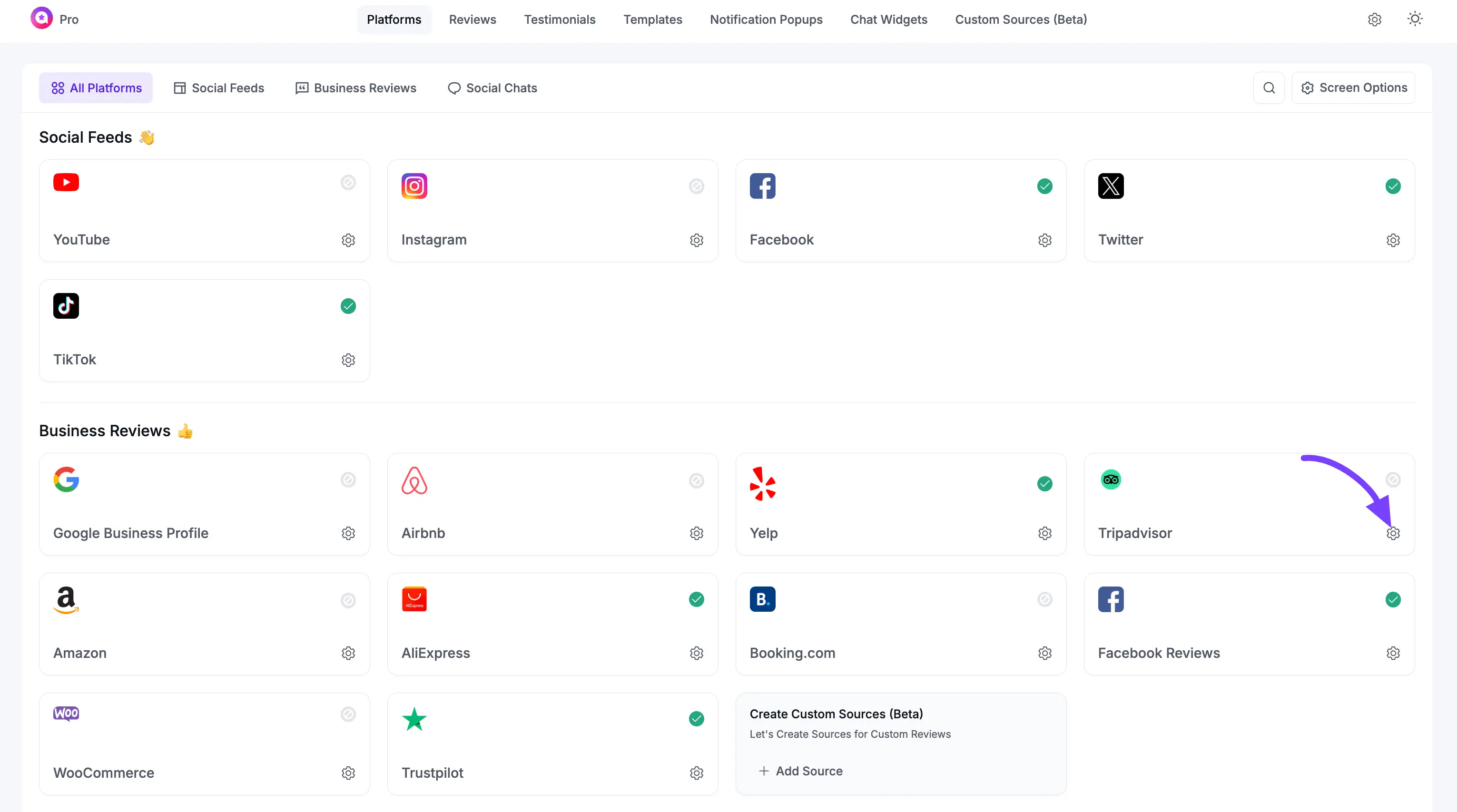 Tripadvisor API Configuration 6