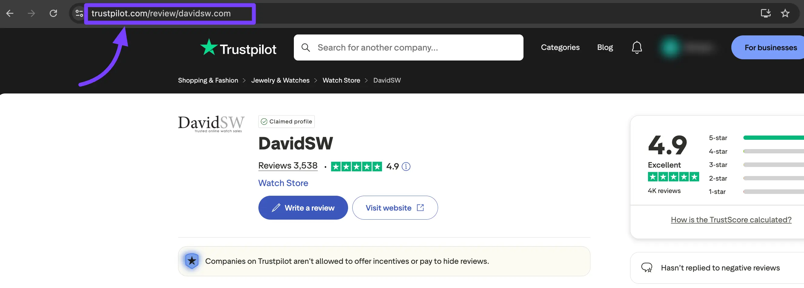 Trustpilot Review