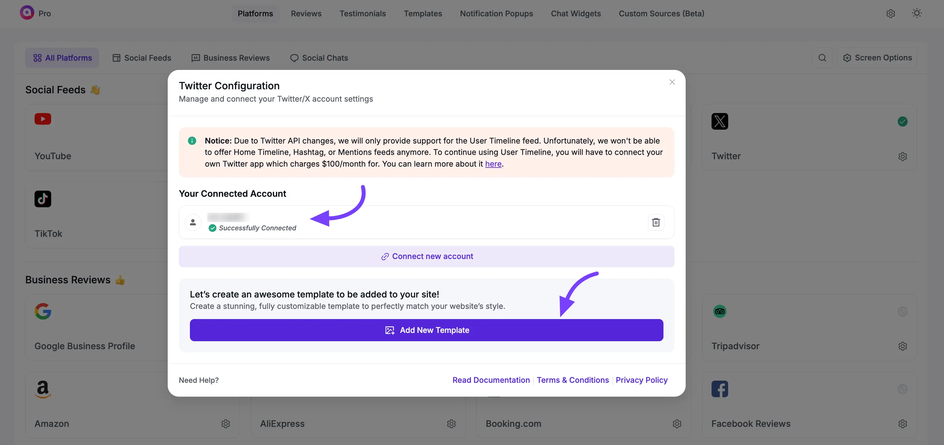 Twitter Configuration