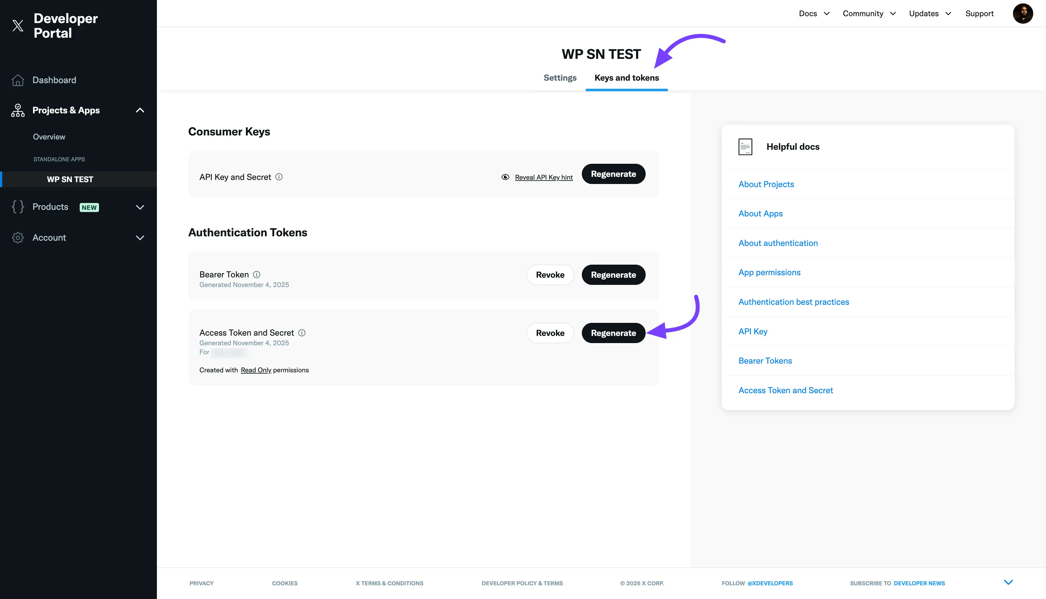 Twitter Configuration