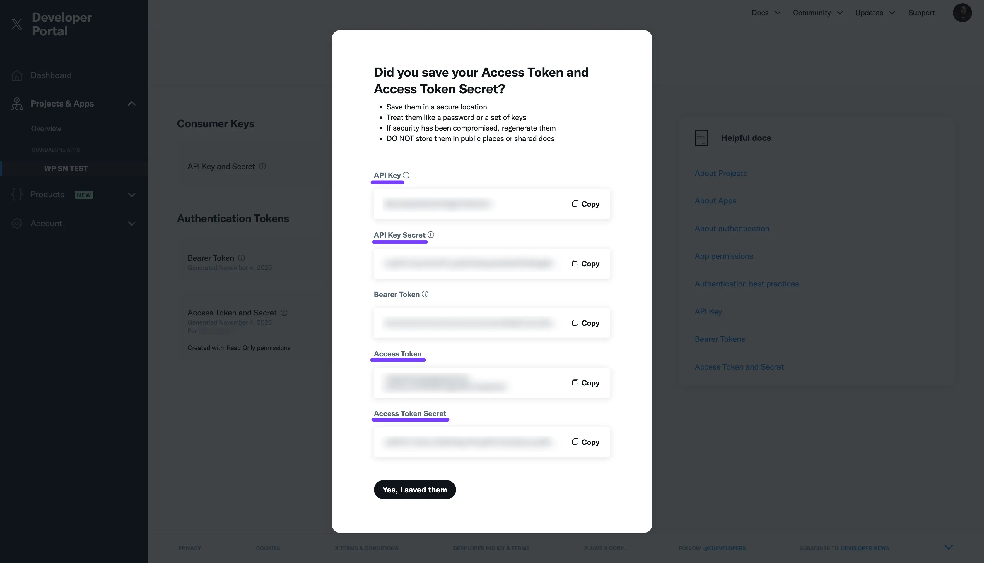 Twitter Configuration